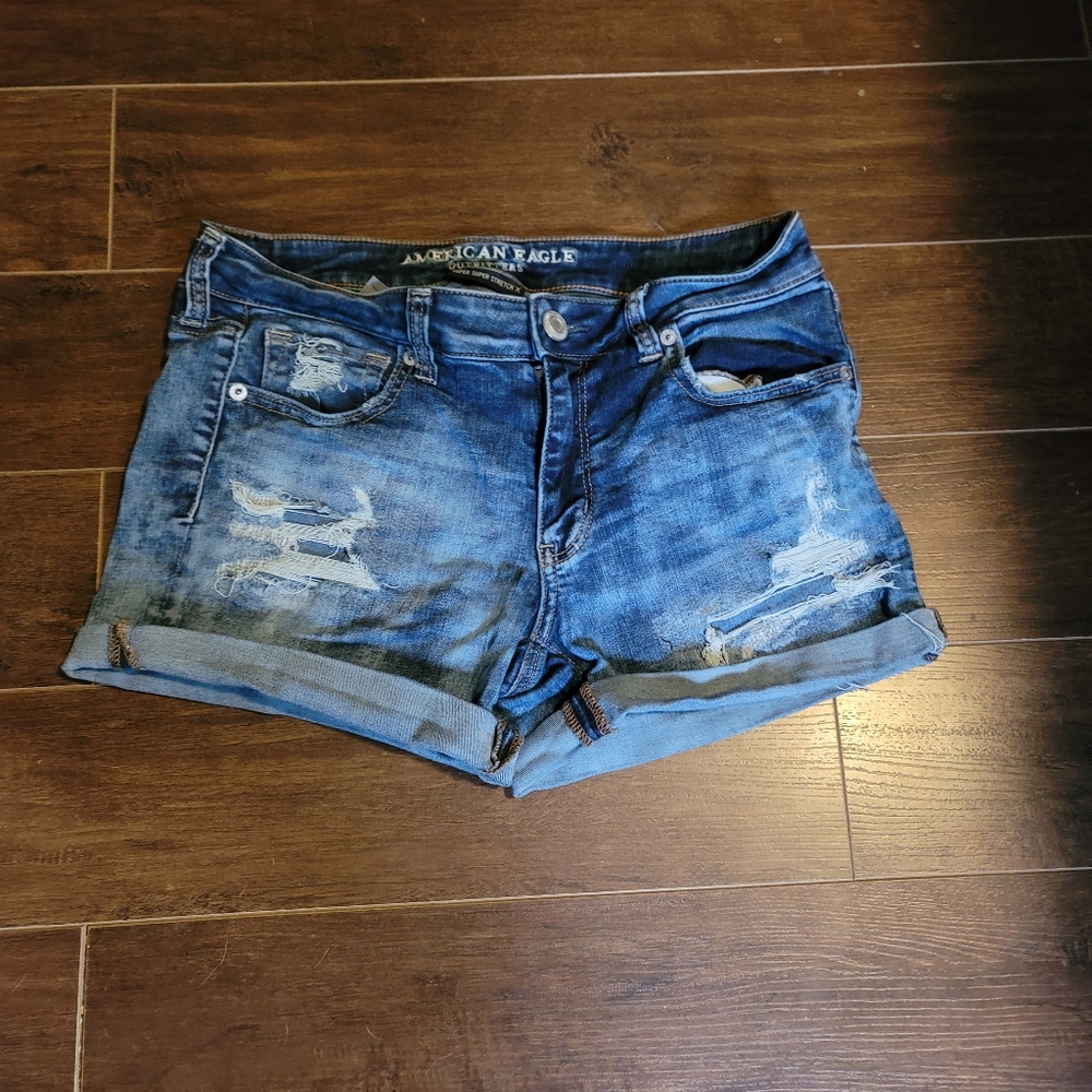 Ladies jean shorts